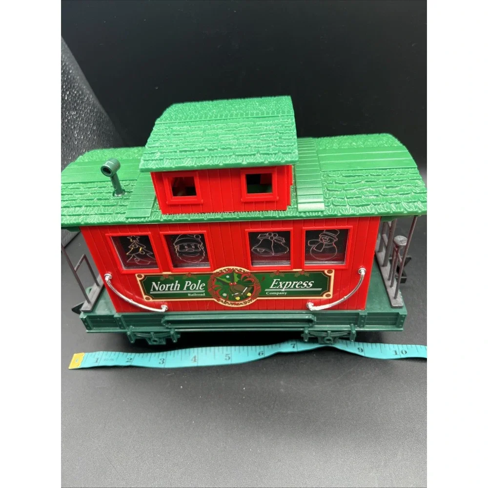 Eztec Christmas North Pole Express Lighted & Animated Caboose